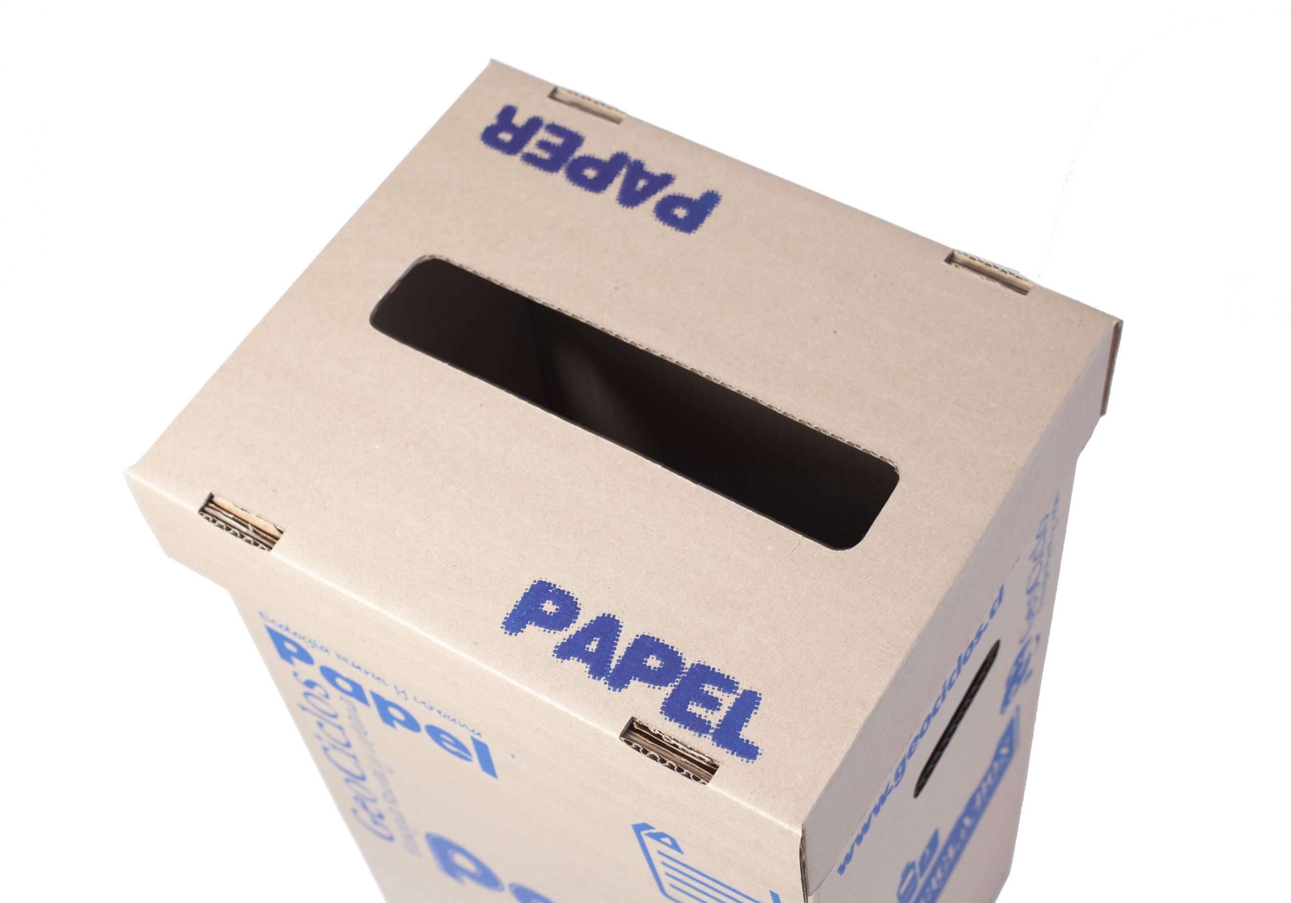 Contenedor reciclaje GeoReciclaBox Papeles - Imagen 2