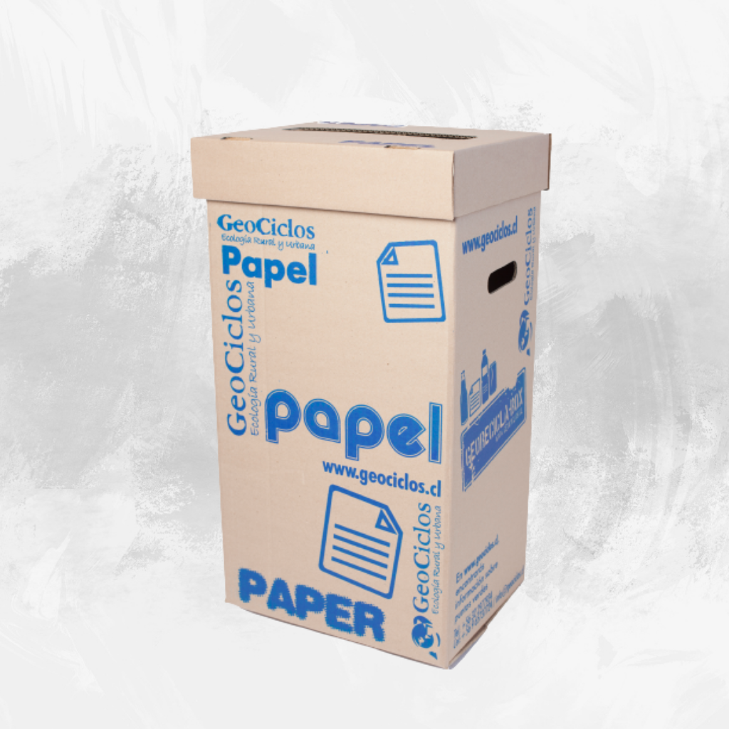Contenedor reciclaje GeoReciclaBox Papeles - Imagen 4
