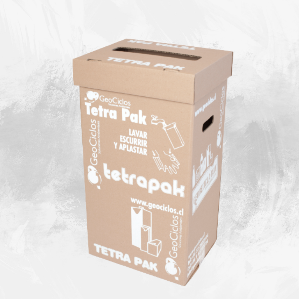 Contenedores reciclaje GeoReciclaBox Tetrapak - Imagen 2