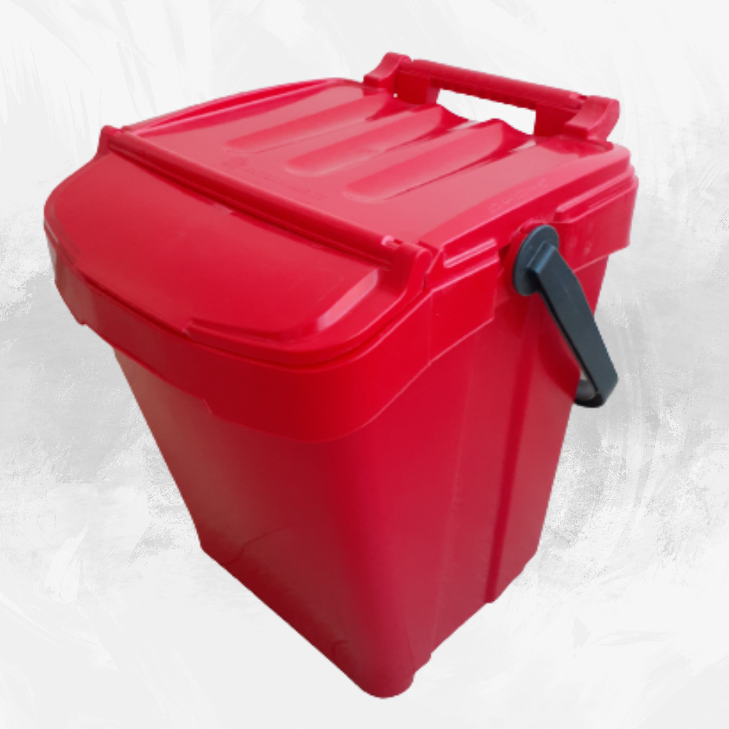 Contenedor reciclaje Urba Plus 40 Lts. Rojo - Imagen 3