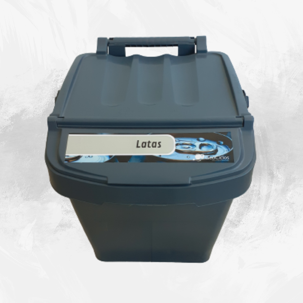 Contenedor reciclaje Urba Plus 40 Lts. Gris - Imagen 3